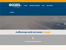Tablet Screenshot of ecomenergia.com.br